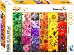 Puzzle BRAIN TREE Grilaj floral 1000 piese