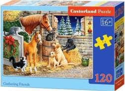 Puzzle pentru copii Gathering Friends, 120 de piese