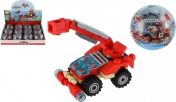 Vehicule de intervenție Set de construcție Pompieri în sferă de plastic