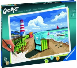 creart vacanță la marea baltică – pictură după numere (premium series b)
