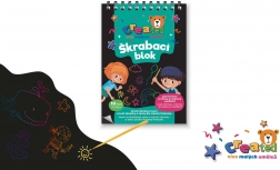 Foi colorate pentru zgâriere 10×14 cm, 10 buc.