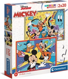 Puzzle Clementoni Mickey și prietenii 2x20 piese