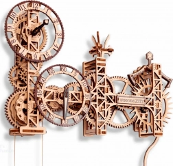 WOODEN CITY puzzle 3D Ceas de perete Steampunk 269 piese