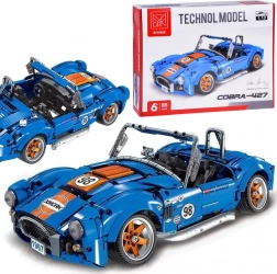 Set tehnic de construcție mașină Cobra 427 – model sport din 1816 piese