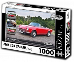 Puzzle Retro-mașini Fiat 124 Spider (1973) – 1000 piese