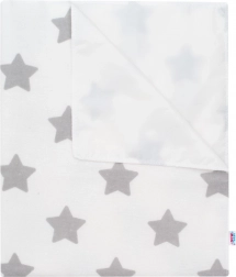Protecție din flanelă impermeabilă NEW BABY cu steluțe