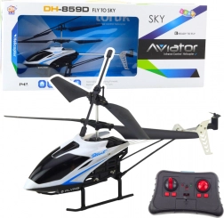 Elicopter RC Aviator cu LED și rotație 360°