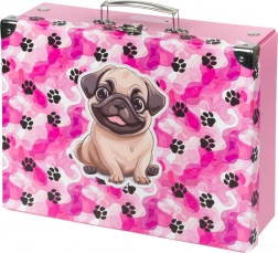 Baagl geantă școlară pliabilă cu Pătrățele și colțuri metalice