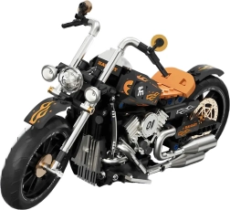Set de construcție motocicletă neagră, 455 de piese