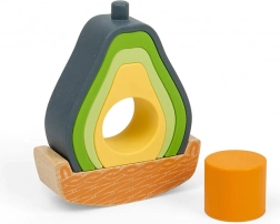 Bigjigs Toys joc de echilibru avocado