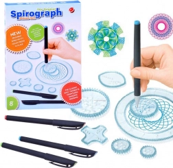 Spirograf – set educațional creativ pentru desenarea spiralelor