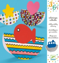 Djeco 3D cărți de colorat pentru copii