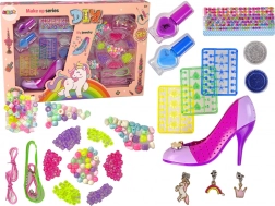 Set unghii și bijuterii colorat