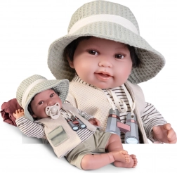 Păpușă bebeluș realistă cu corp moale 42 cm
