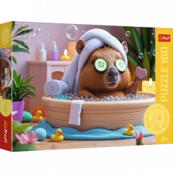 Puzzle Trefl capibară la spa 160 piese
