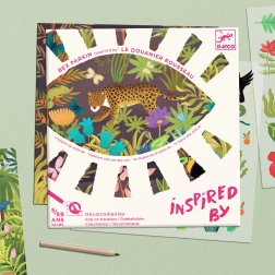 DJECO Desene transferabile inspirate de Douanier Rousseau