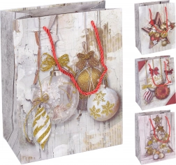 Geantă cadou de Crăciun mică 23x18x10 cm