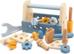 Set de unelte din lemn pentru micii meșteri