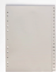 Împărțitor A4 A-Z Gri