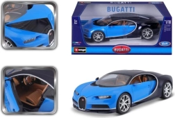 Bburago 1:18 Plus Bugatti Chiron albastră