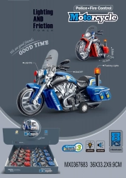 Motocicletă cu efecte luminoase și sonore