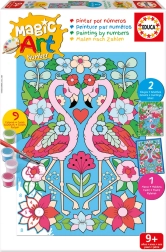 Educa pictură după numere – flamingo