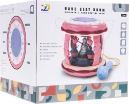 Toba interactivă cu microfon – cub multifuncțional cu sunete, lumini și carusel (18+ luni)