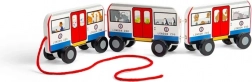 Bigjigs Jucării Jucărie de tras Metroul Londonez