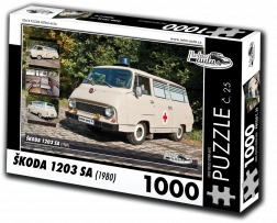 Puzzle Retro-Mașini Škoda 1203 SA 1000 piese