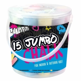 Creioane Jumbo în găletușă 15 culori