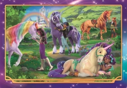 Puzzle Academia Unicornilor – îmbrățișare, 104 piese