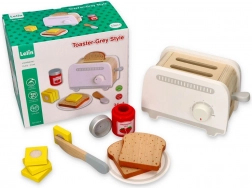 Prăjitor de pâine din lemn pentru copii – gri