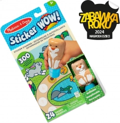 Sticker WOW! Iepuraș cu ștampile