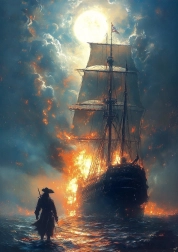 Puzzle cu flăcări 1000 piese