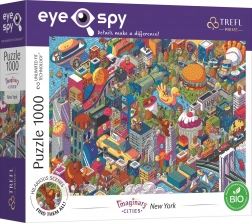 Puzzle Trefl Eye-Spy Orașe Imaginare: New York, SUA 1000 piese