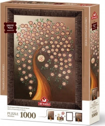 Puzzle cu ramă și lipici 3în1 99 nume Allah 1000 piese