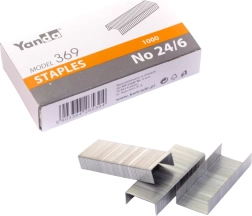 Capse de birou pentru capsator 24/6 YANDA 1000 buc