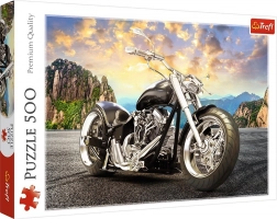 Puzzle 500 piese – motocicletă neagră
