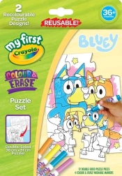 Crayola puzzle de colorat bluey cu 12 piese