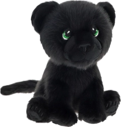 Panter de pluș Keeleco din materiale reciclate, 14 cm