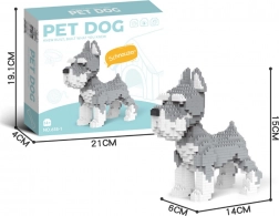 set de construcție 800 piese – schnauzer