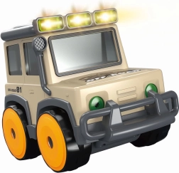 Set științific – mașină 4‑în‑1 pentru copii