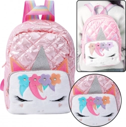 Rucsac școlar pentru copii cu unicorn roz 32 cm