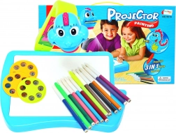 Proiector 3‑în‑1 pentru copii cu dinozauri și șabloane