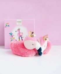 Set cadou botoșei pentru bebeluși flamingo 0–6 luni