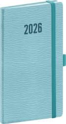 Agenda de buzunar Rivoli 2026 albastru deschis