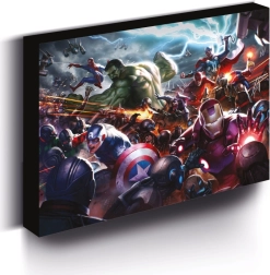 Tablou LED luminos MARVEL 30 × 40 cm