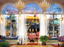 Puzzle Terasă pe acoperiș în Paris 1000 piese ANATOLIAN