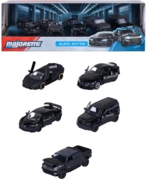 Set cadou mașinuțe metalice Black Edition 1:64 (5 buc)