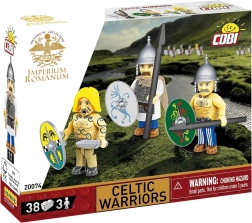 Set de construcție COBI Imperium Romanum – războinici celți (3 figurine, 38 piese)